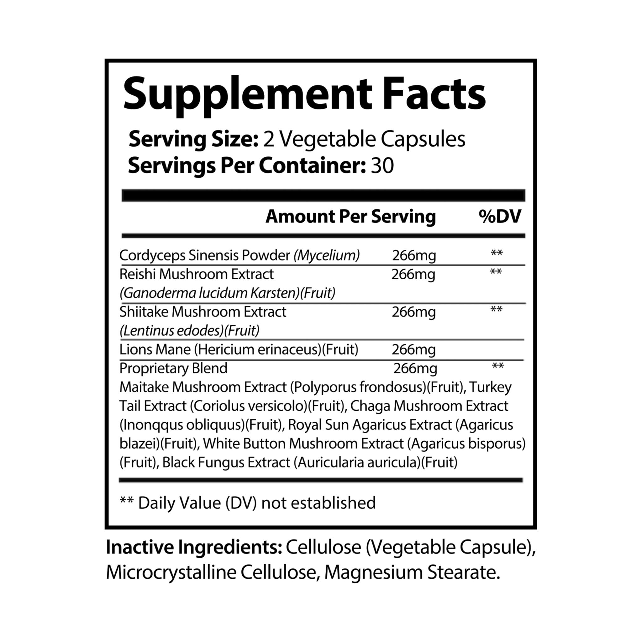 MycoRise — Mushroom Blend Capsules | moodFuel™