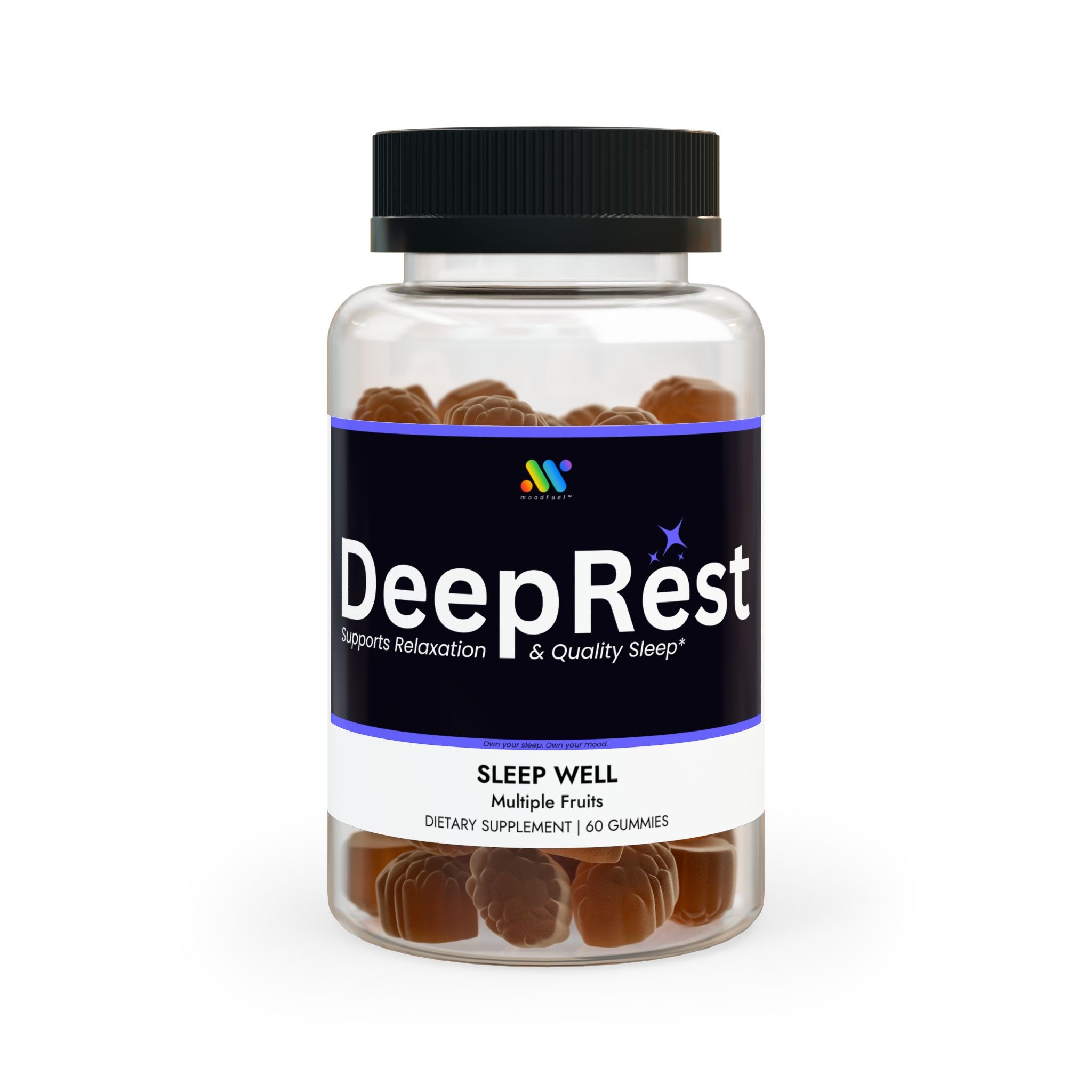 DeepRest — Sleep Well Gummies (60 Gummies) | moodFuel™