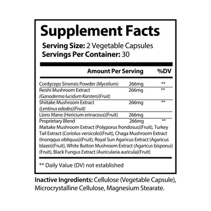 MycoRise — Mushroom Blend Capsules | moodFuel™