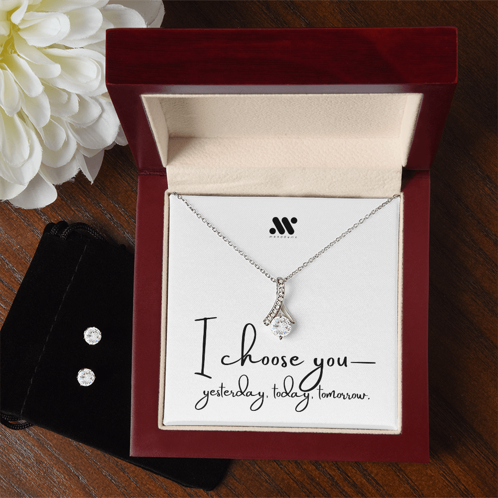 Evermore Necklace & Earrings Gift Set | moodGems™