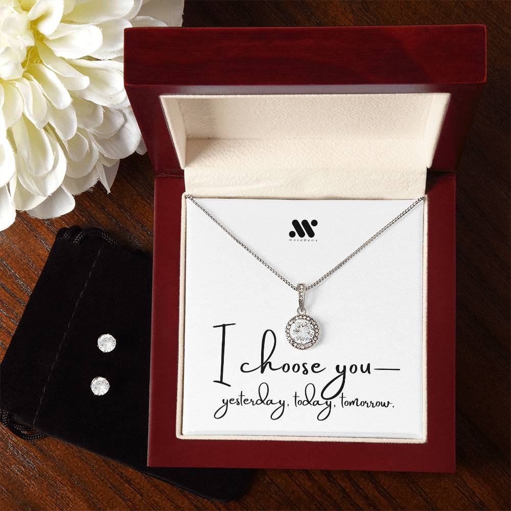 Starlit Necklace & Earrings Gift Set | moodGems™