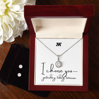 Starlit Necklace & Earrings Gift Set | moodGems™