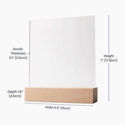 Keep Showing Up | moodBit™ LED Acrylic Sign