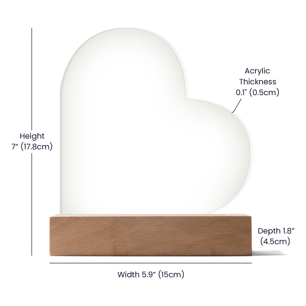 I Choose You — Yesterday, Today and Tomorrow | moodBit™ LED Acrylic Sign