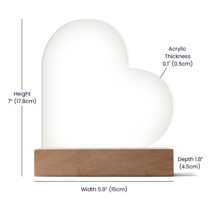 I Choose You — Yesterday, Today and Tomorrow | moodBit™ LED Acrylic Sign